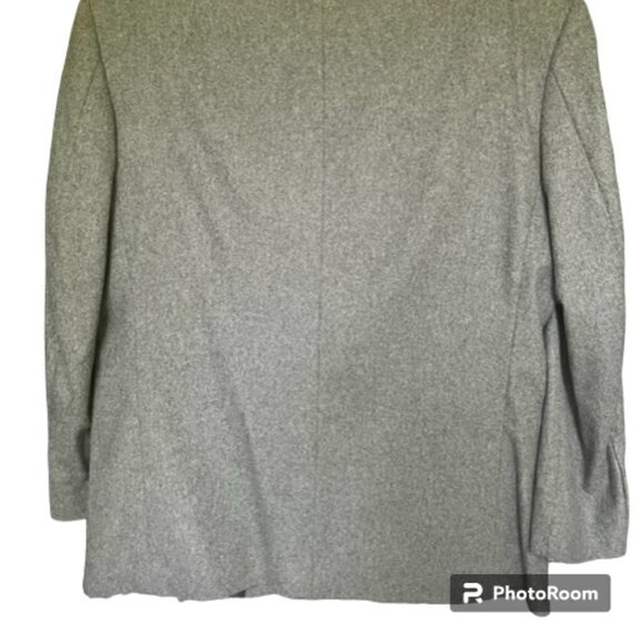 Oscar De La Renta Men's Grey Jacket Blazer Size 42S Wool Cashmere Blend - Picture 9 of 15